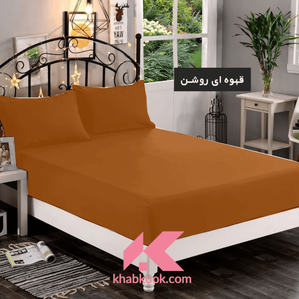 سرویس ملحفه دو نفره ساده سه تکه 180